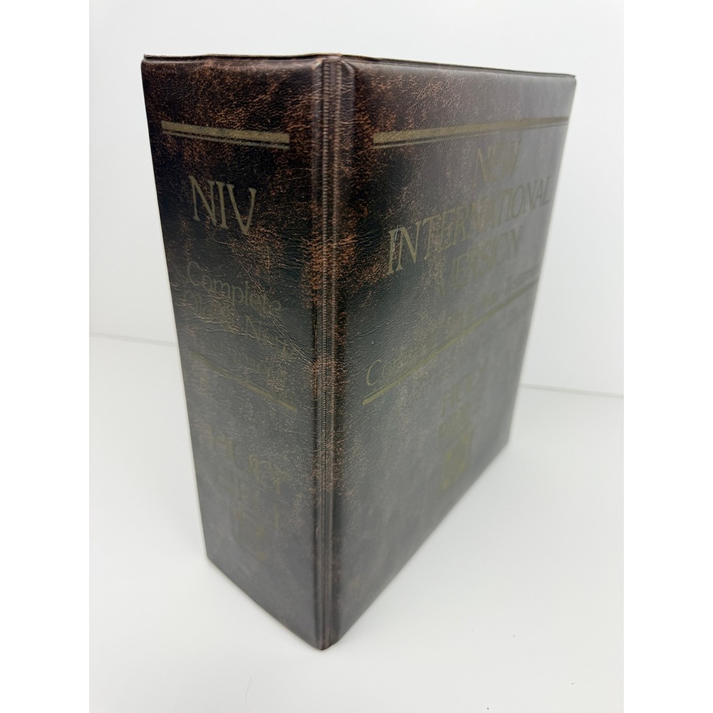 NIV Holy Bible Complete Old & New Testament Cassette Set Zondervan Complete - Picture 3 of 5